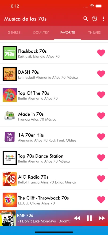 Musica de los 70s Radio