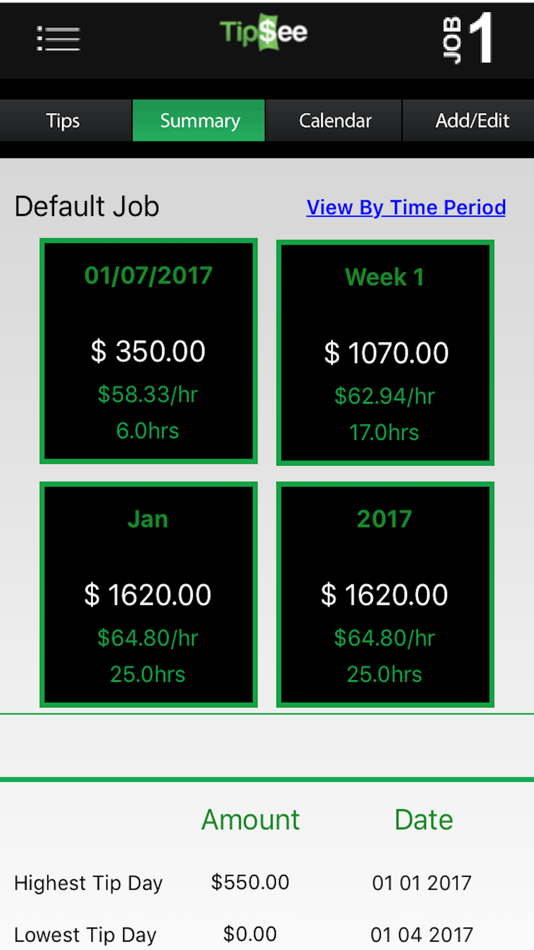 #3. TipSee Tip Tracker App (iOS) By: Webcoast Design, LLC