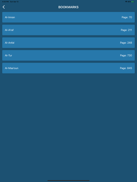 Quran IndoPak Script iPad screenshot 5 - Book app