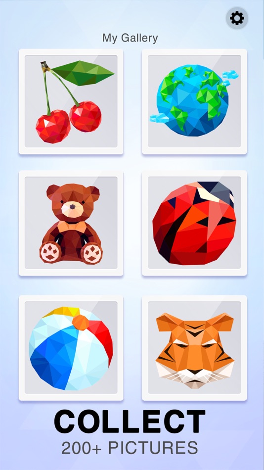 #3. Poly Artbook - Game 3d Puzzle (iOS) Ved: Quang Bui