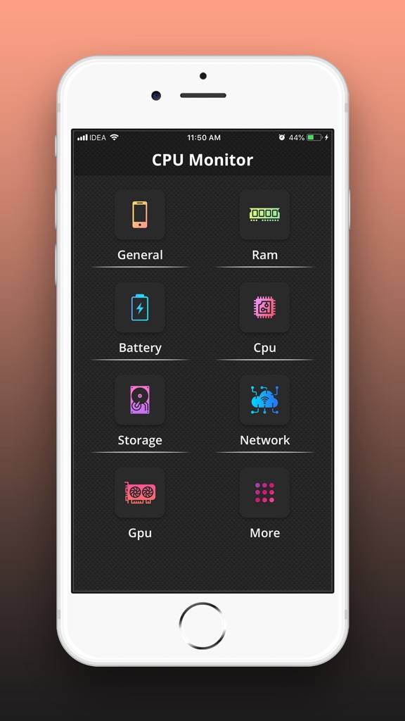 【图】CPU Monitor – RAM,OS & Battery(截图1) 【图】CPU Monitor – RAM,OS & Battery(截图1)