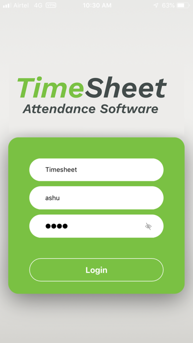 TimeSheet Biomax screenshot 3