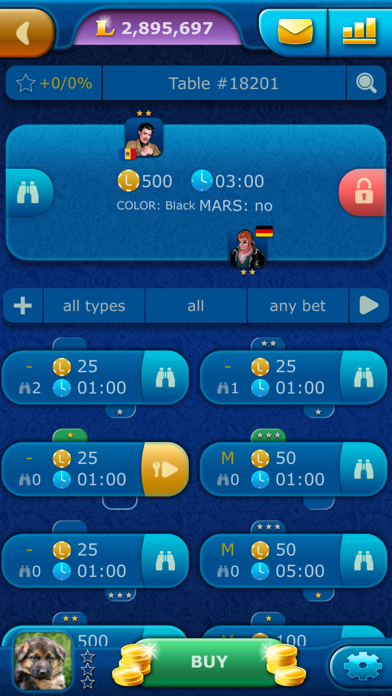 Online Backgammon LiveGames Screenshot