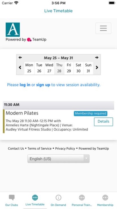 Audley Club Screenshot 1 - AppWisp.com Audley Club Screenshot 1 - AppWisp.com