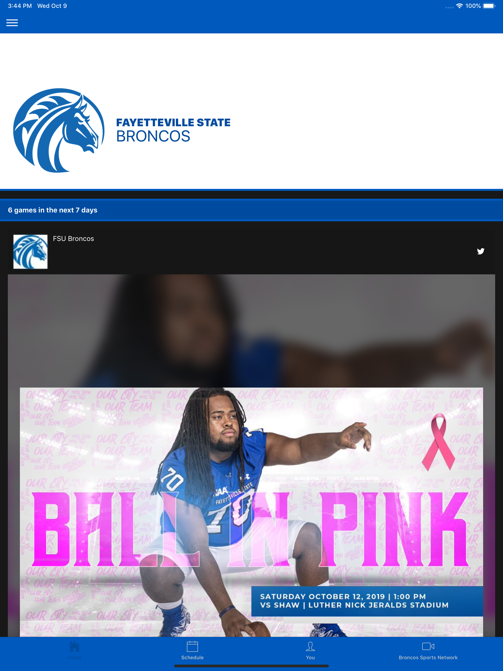 Fayetteville State Broncos screenshot 5