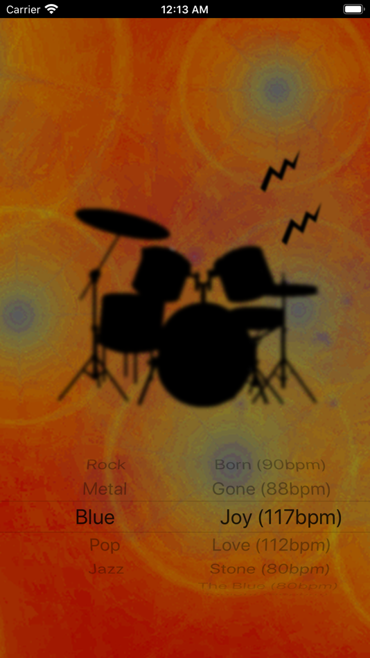 #3. Drum Loop - drum machine (iOS) Podle: RockCat Studio Limited
