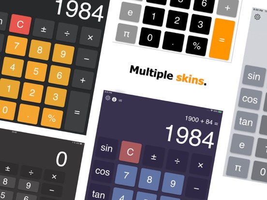 Calculator for iPhone and iPad iPad screenshot 3 - Utilities app