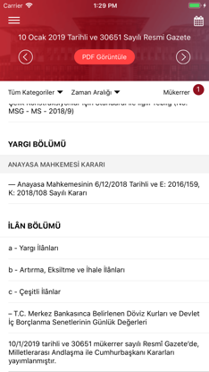 T.C. Resmi Gazete screenshot 3