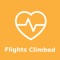 Flights Climbed app integrates with the Apple Health app through healthKit framework and allows you to see Health Data for your Flights climbed in a broad clean way, by allowing you to drill down to more details in an easy and quick way