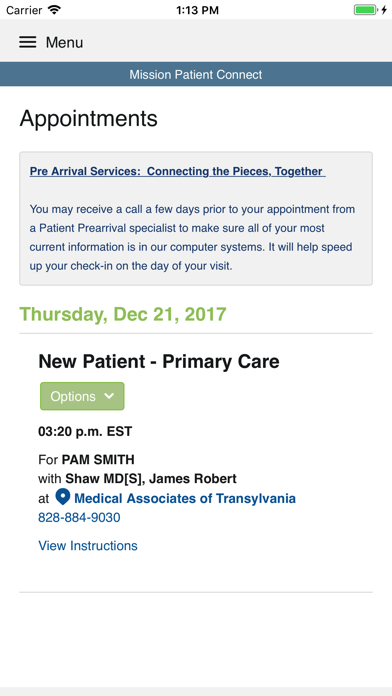 Mission Patient Connect screenshot 2