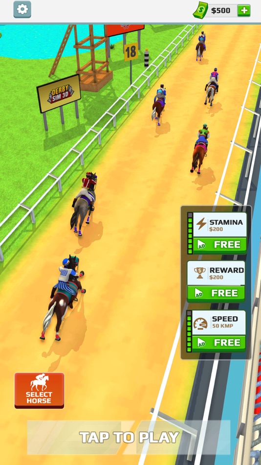 #5. Derby Sim 3D (iOS) By: Khurram Samad