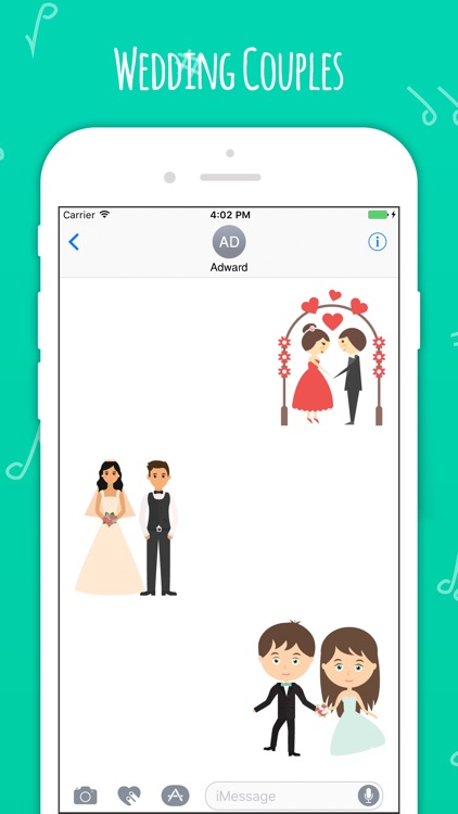 Wedding Couple Emoji's screenshot-3