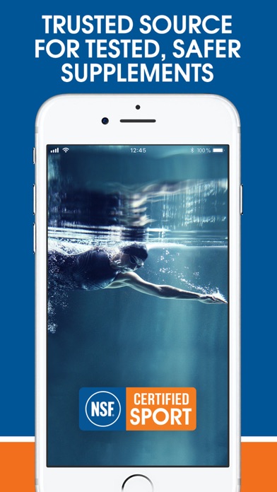 NSF Certified for Sport® Screenshot