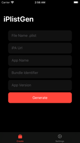iPlistGen screenshot