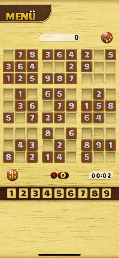 Sudoku - Löse Zahlenrätsel