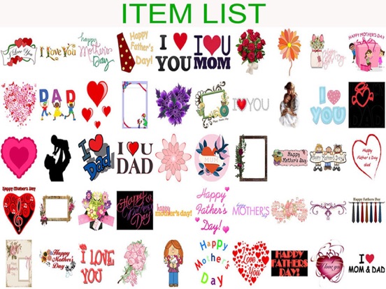 Greeting card for mother's day iPad screenshot 5 - Photo & Video app