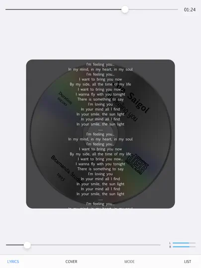 Скриншот Music Player HD на iPhone 3