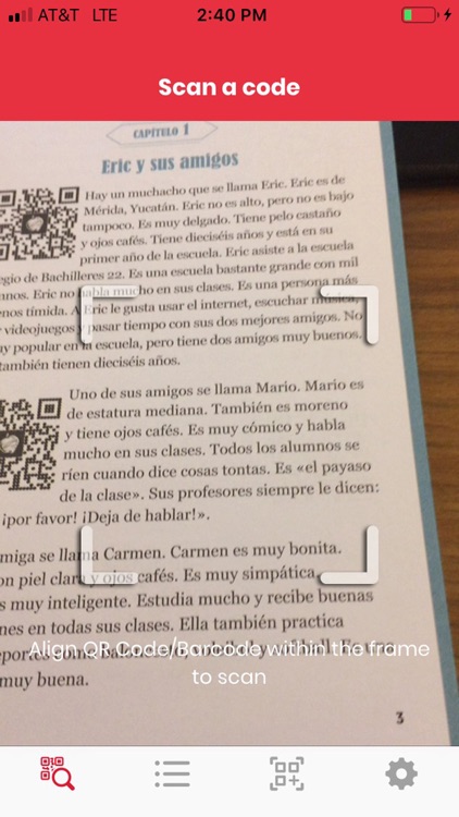 Teacher's Discovery QR Scanner