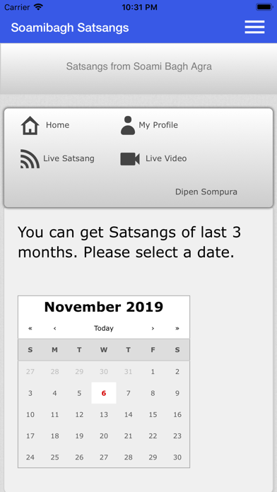 Soamibagh Satsang iPhone screenshot 5 - Music app