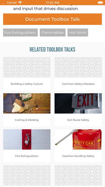 Toolbox Talks