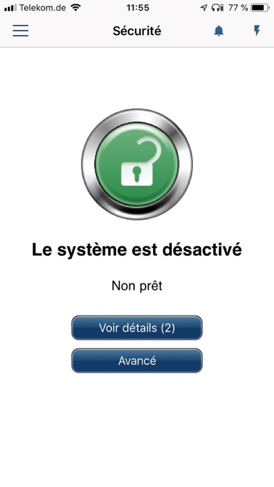 Screenshot #1 pour Bosch Remote Security Control