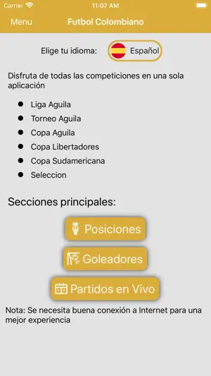 Colombian Soccer live screenshot 3