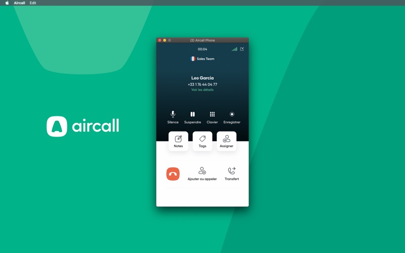 Screenshot #2 pour Aircall - Téléphonie VoIP