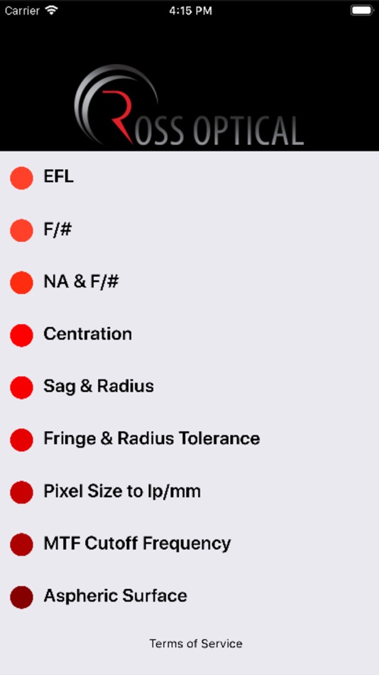 #1. Ross Optical Calculator (iOS) 由: Ross Optical