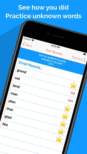 Spelling Notebook: Learn, Test screenshot 5