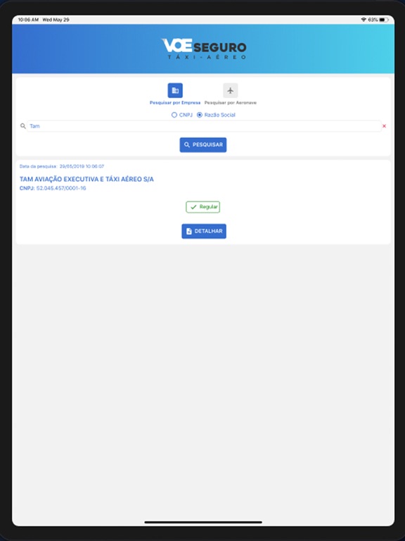 Screenshot #5 pour Consulta de Táxi-Aéreo