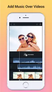 add music to video voice over iphone screenshot 1