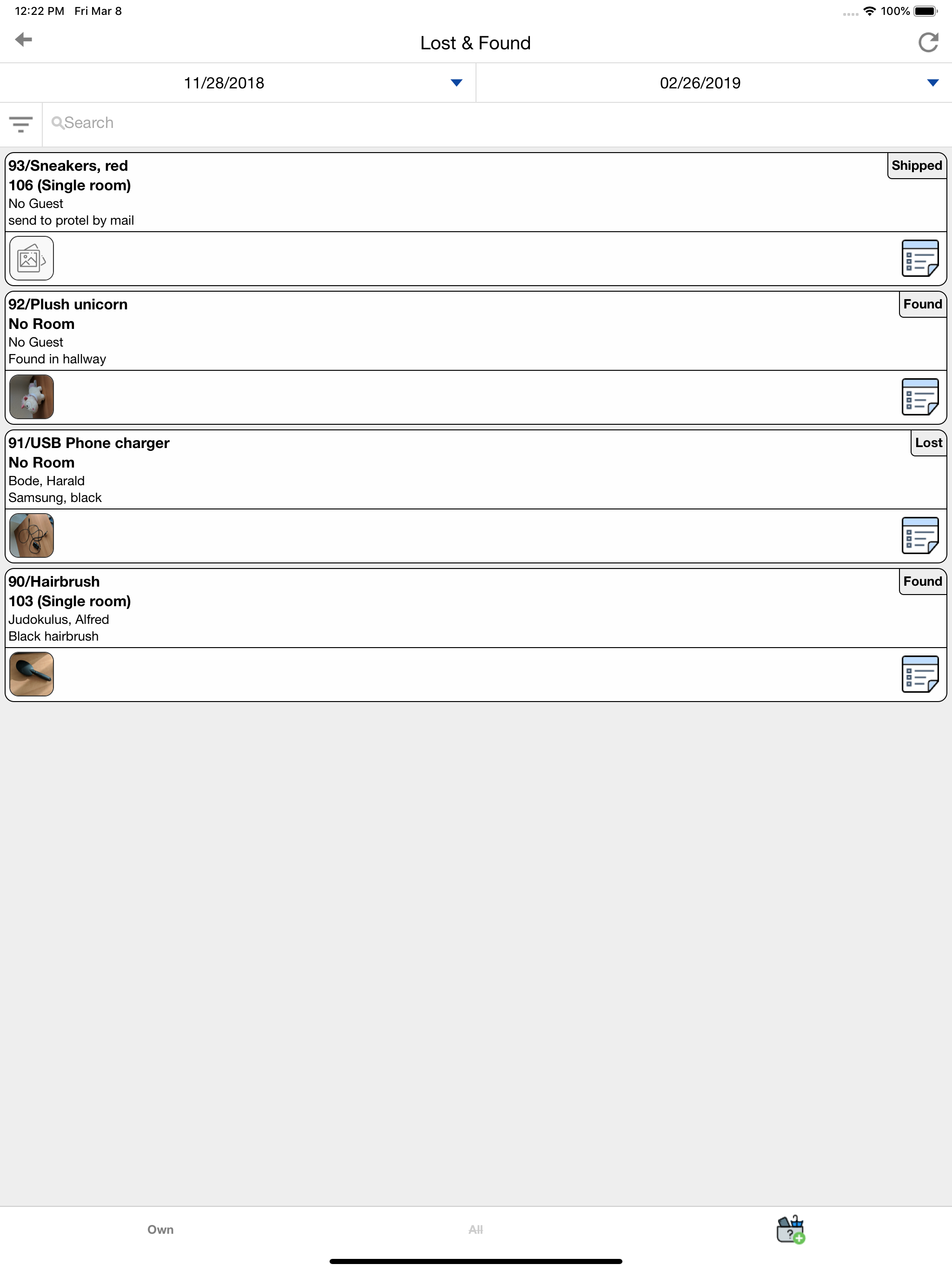 protel Housekeeping screenshot 8
