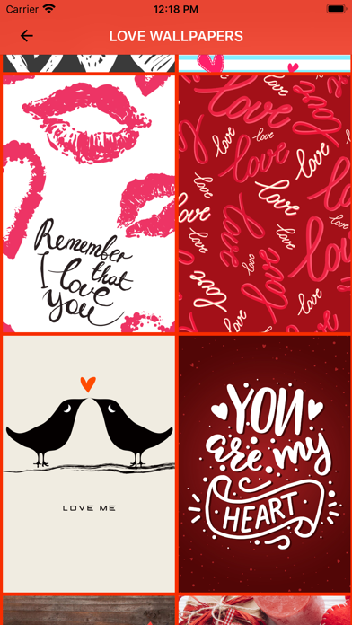 Romantic Love Backgrounds Screenshot