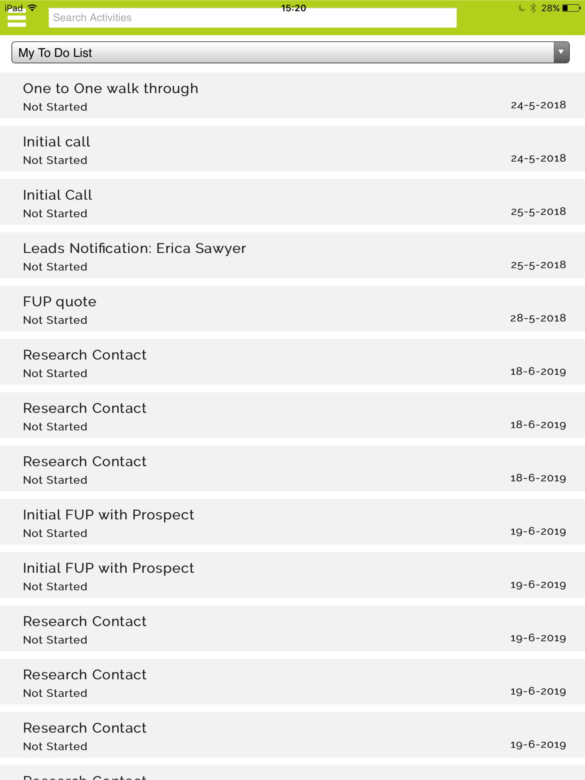 OpenCRM screenshot 13