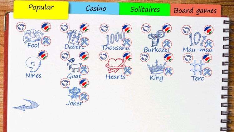 Card and board games