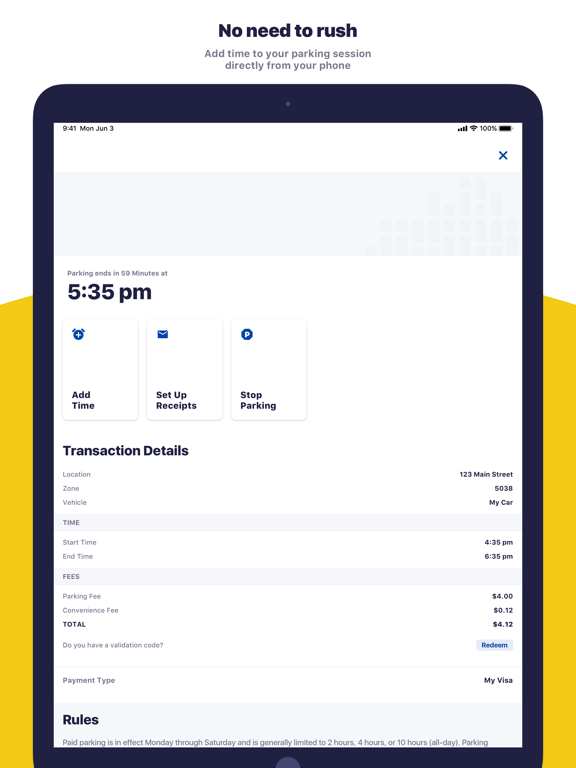 ParkAlbany iPad screenshot 4 - Lifestyle app