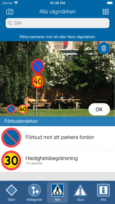 Vägmärkesguiden Screenshot