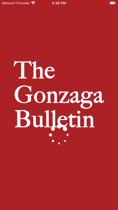 The Gonzaga Bulletin Screenshot