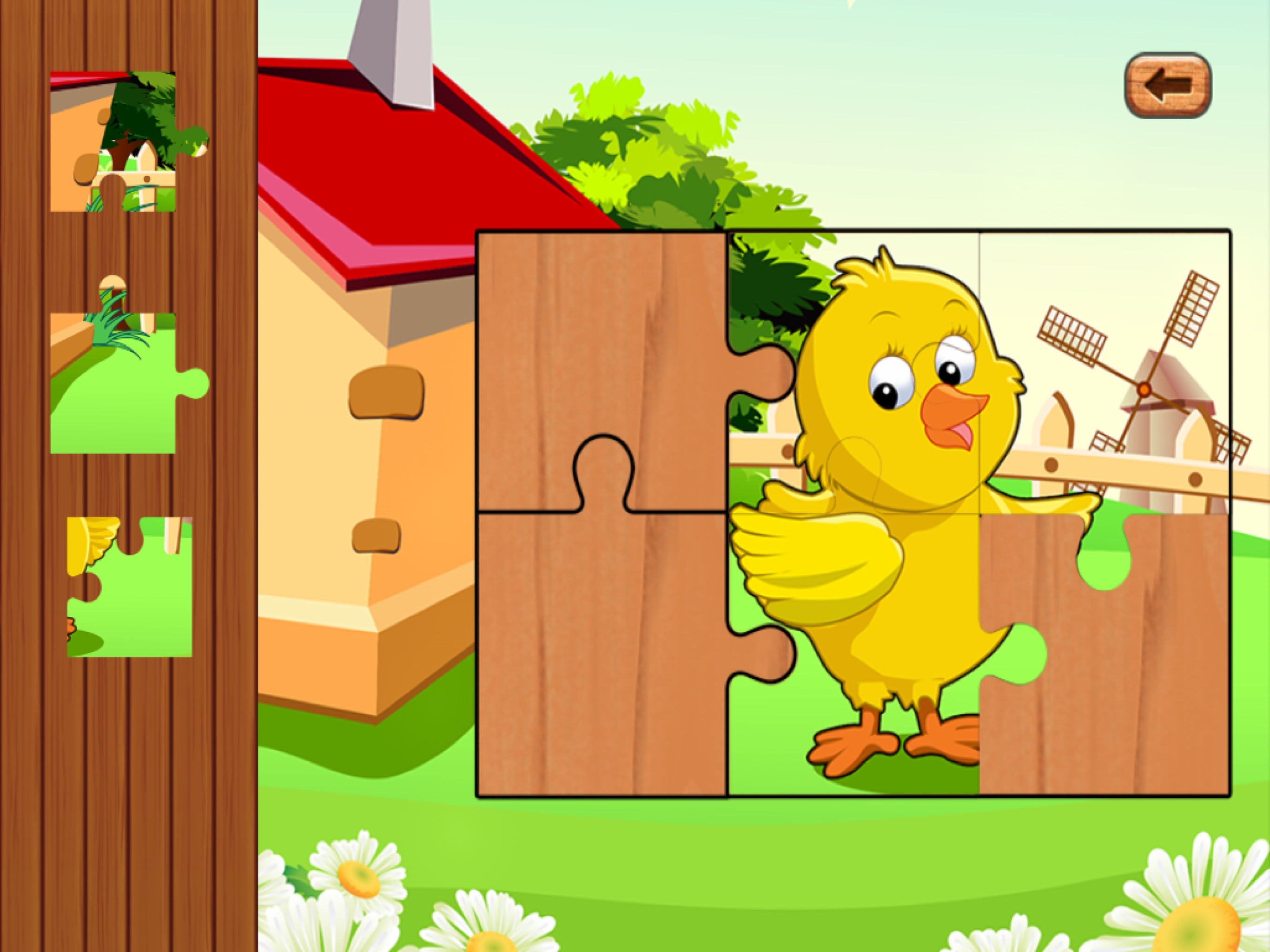 Puzzle kids game for toddlers.