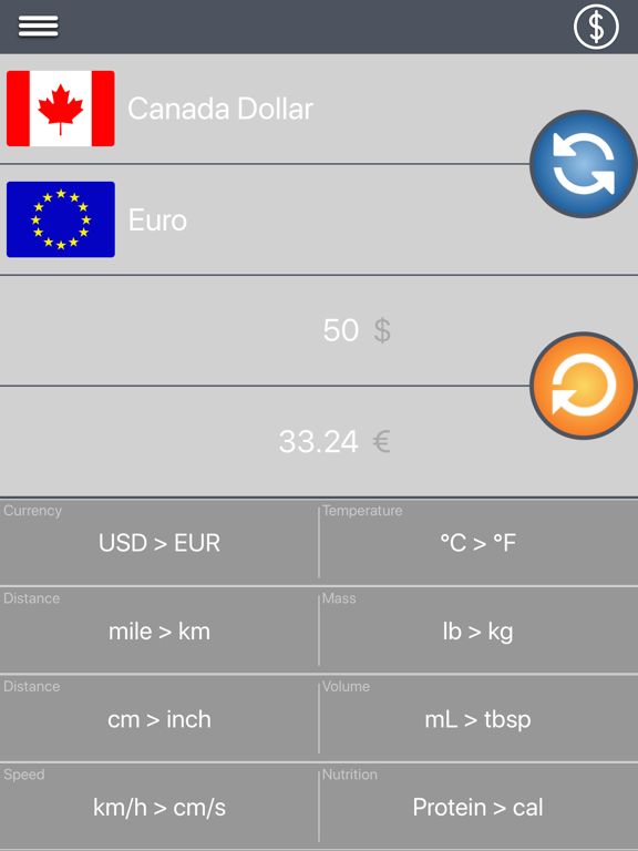 Converteyo iPad screenshot 1 - Reference app