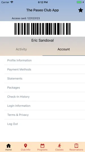 The Paseo Club App screenshot 3