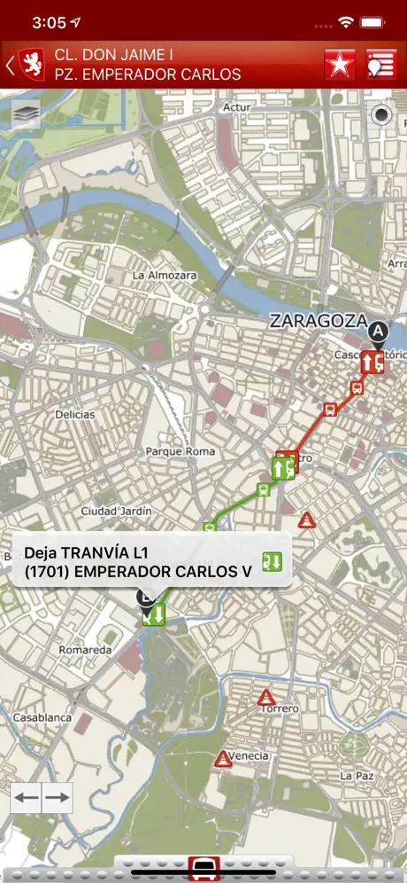 Zaragoza Routes