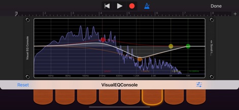 Visual EQ Console AUv3 Plugin - Music App | MWM
