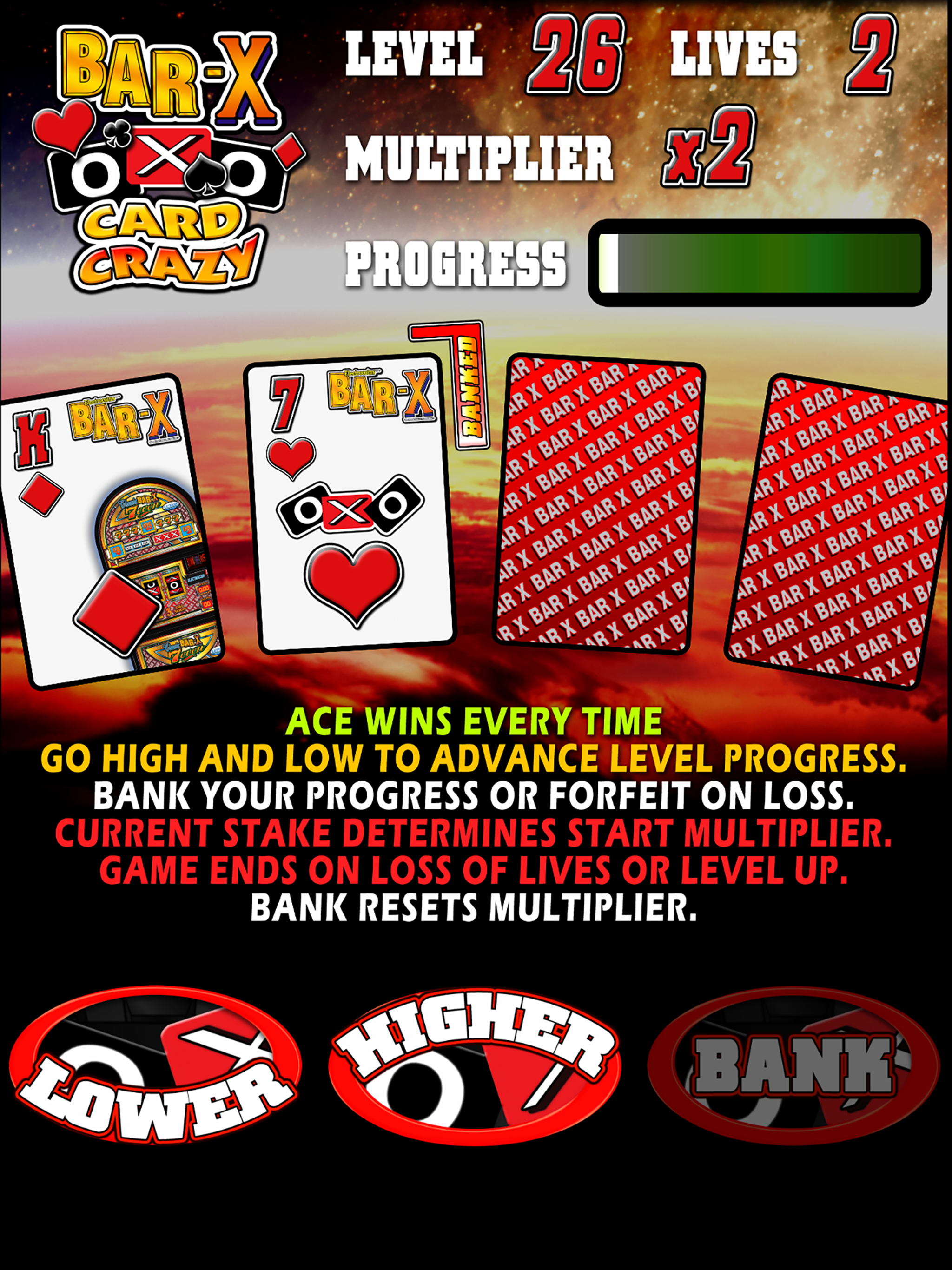 BAR-X Card Crazy