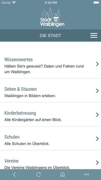 Stadt Waiblingen Screenshot