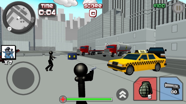 Stickman City Shooting 3D