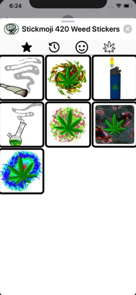 Game screenshot Stickmoji 420 Weed Stickers apk