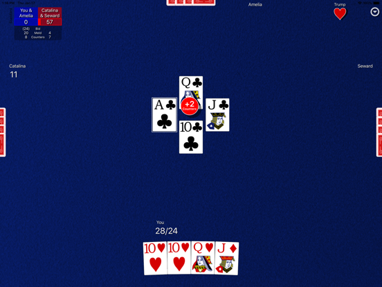 Pinochle Classic iPad screenshot 7 - Games app