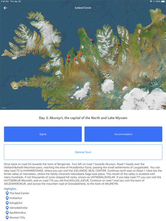 Screenshot #4 pour Nordika Travel Itinerary App