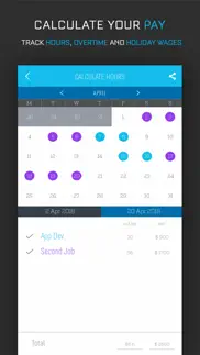 hours tracker: work scheduling iphone screenshot 4